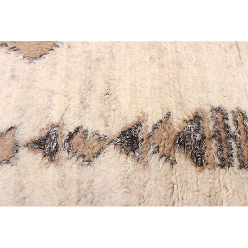 ECARPETGALLERY Hand-knotted Tangier Ivory Wool Rug - 8'0 x 10'2