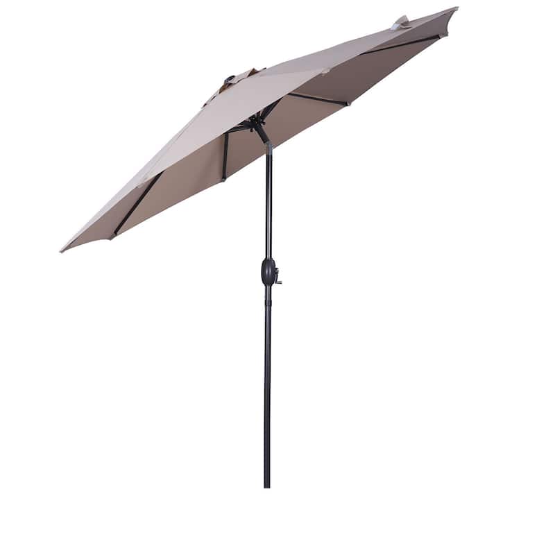 9 ft.Aluminum Market High Quality Light Tilt Patio Beach Umbrella without Base