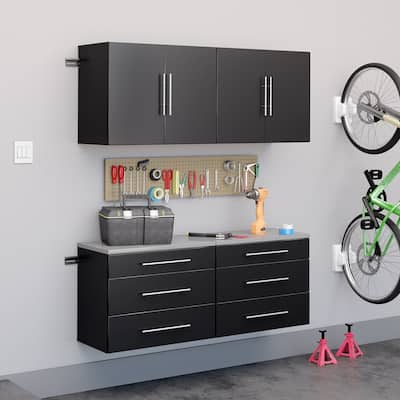 Prepac HangUps 60-inch 4-piece Storage Cabinet Set F