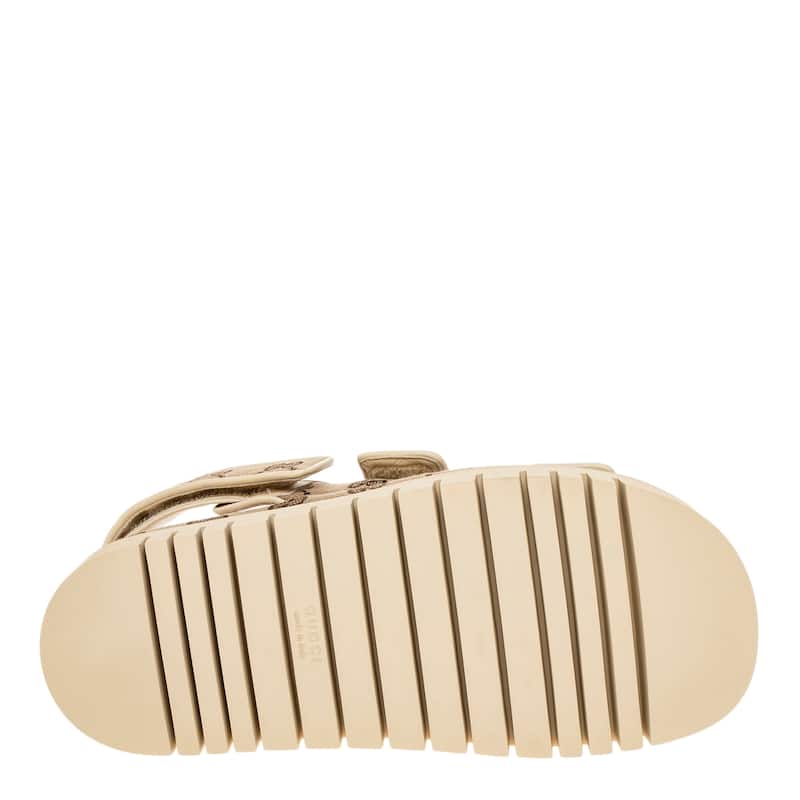 Gucci Canvas Sandal with Double G