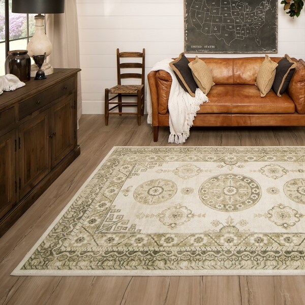Mohawk Home Ladoga Cream Area Rug. Opens flyout.