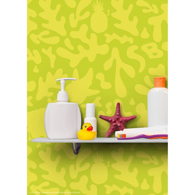 RoomMates SpongeBob SquarePants Underwater Yellow Peel and Stick Wallpaper - N/A