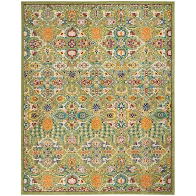 Nourison Allur Contemporary Boho Floral Medallion Area Rug