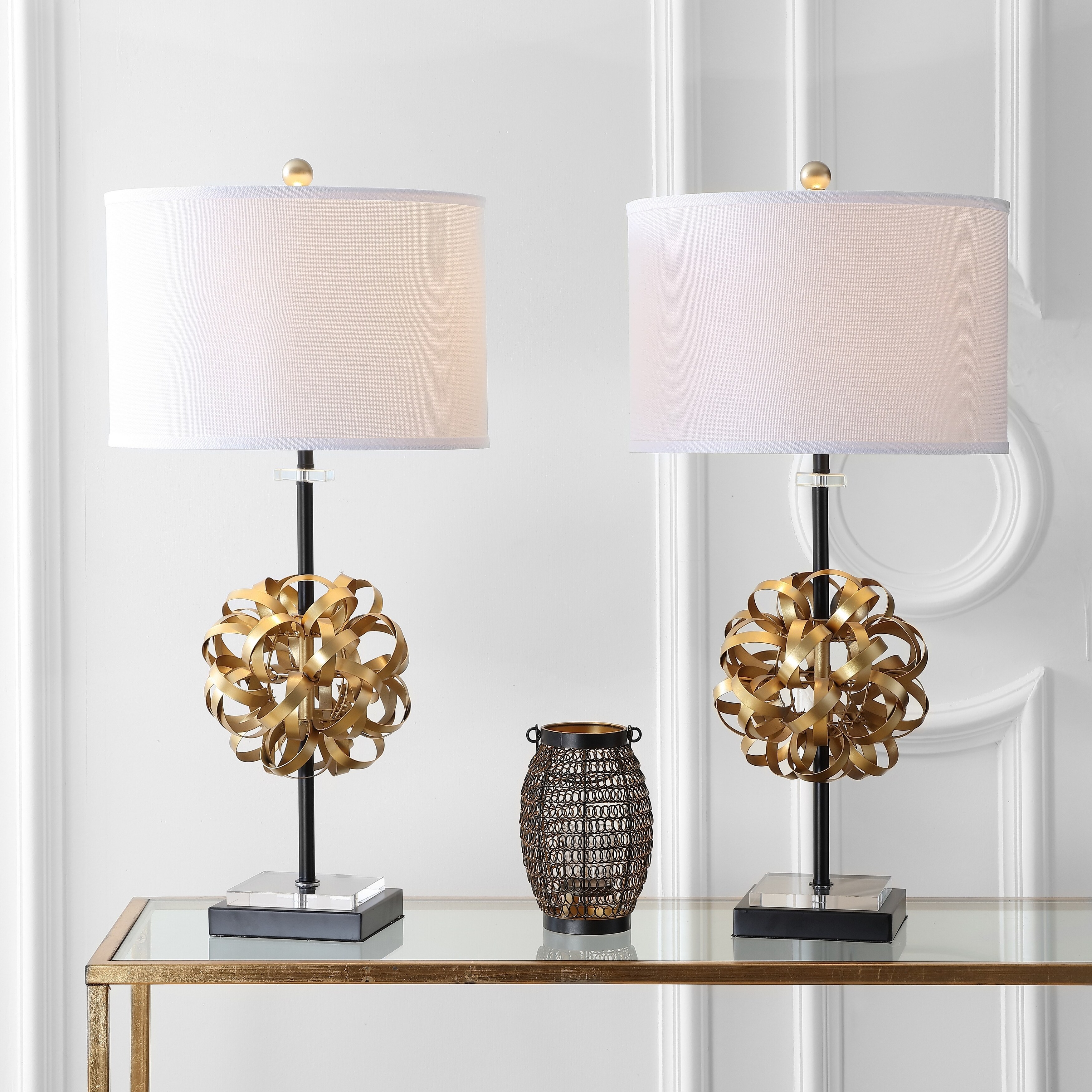 Safavieh Lighting 30 Inch Lionel Led Table Lamp Set Of 2 15 X15 X30 On Sale Overstock 22256115