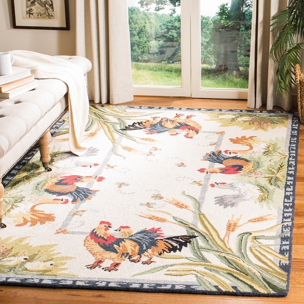 Safavieh Hand-hooked Chelsea Chelsy Country Oriental Wool Rug. Opens flyout.
