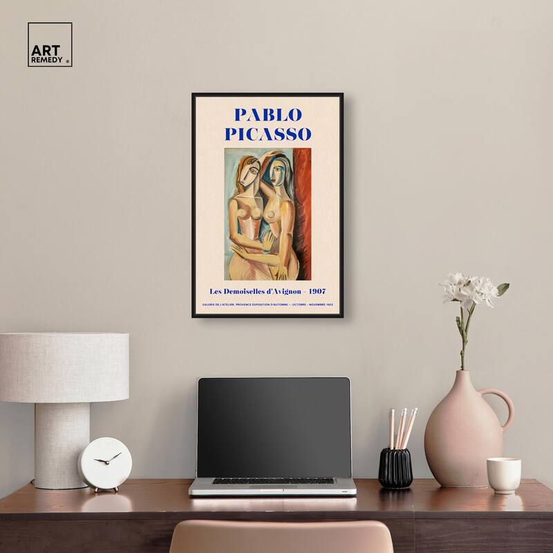 Picasso's Avignon Canvas by Art Remedy