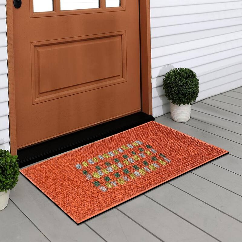 A1HC Grass Rubber Mat Durable Heavy Duty Doormat, 18" X 30"