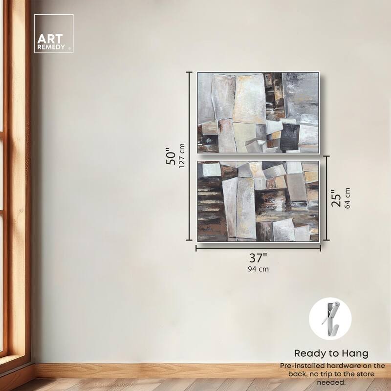 Inside the Future Canvas Set of 2 by Art Remedy
