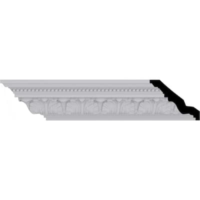 Palmetto Crown Moulding - 3 3/4"H x 4 5/8"P x 6"F x 94 1/2"L
