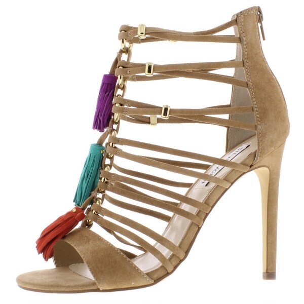 steve madden suede heeled sandals