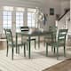 Option Green Ladder Back Chairs