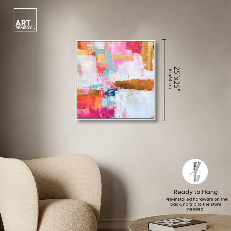 Exuberant Hues II Canvas by Art Remedy