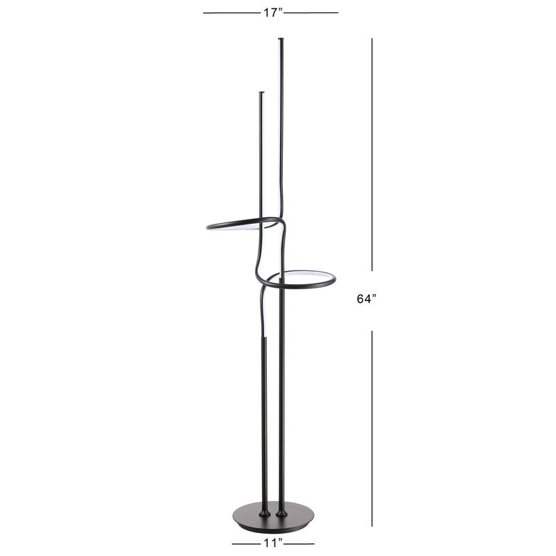 Ali Minimalist Dimmable Metal Integrated LED Floor Lamp, by JONATHAN Y