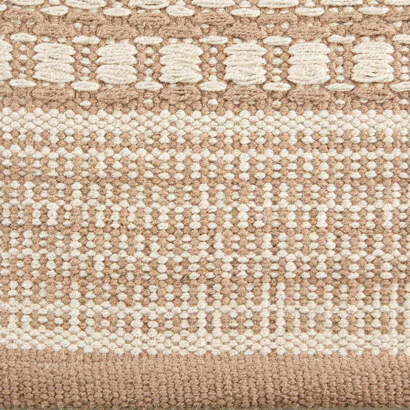 DII Stone Dobby Stripe Hand-Loomed Rug 2ft 6inx6 Ft - 36.0 In. L X 24.0 In. W X 0.2 In. H