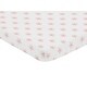 preview thumbnail 2 of 4, Pink White Flower Blossom Baby Girl Fitted Mini Portable Crib Sheet - Blush Shabby Chic Farmhouse Daisy for Watercolor Floral