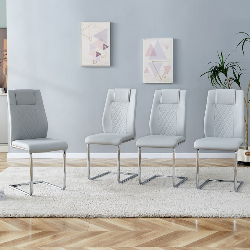 Faux Leather Dining Chairs