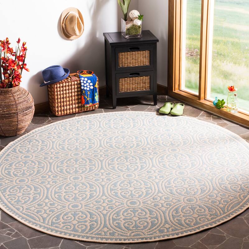 SAFAVIEH Linden Myriame Indoor/ Outdoor Waterproof Patio Backyard Rug