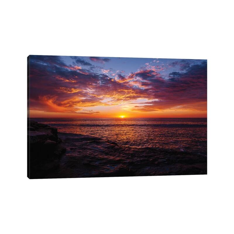 iCanvas "Sunset Cliffs Night III" by Bethany Young Canvas Print