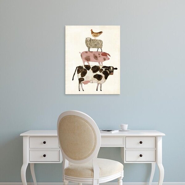 Easy Art Prints Victoria Borges's 'Barnyard Buds IV' Premium Canvas Art