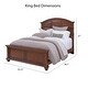 preview thumbnail 9 of 9, Harbor Point Cherry Finished Arched Panel 4-Piece Bedroom Set by Greyson Living King