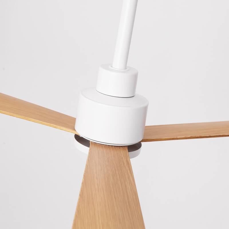 52" Matte Black Industrial Reversible DC Motor Ceiling Fan - 52" L x 52" W x 11.6" H