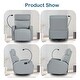 preview thumbnail 5 of 17, Swivel Rocker Recliner Chair,360 Degree Nursery Rocking Chair,Glider Chair,Modern Small Rocking Swivel Recliner Chair