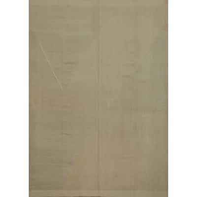 Hand Woven Oriental 100% Wool Carpet Southwestern Modern Beige & Ivories Kilim Area Rug - 9' 9'' X 7' 10''