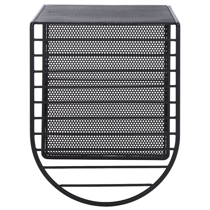 SAFAVIEH Couture Viktoria Metal Accent Table, Fully Assembled - 18"W x 16"D x 20"H