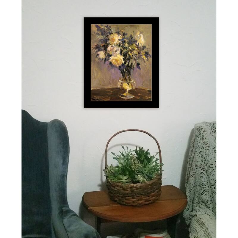 TrendyDecor4U "Evening Vase" Framed Print Wall Art