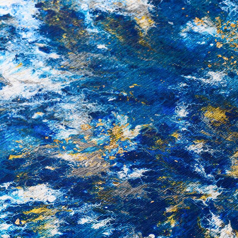 Indoor/ Outdoor Addison Karina Abstract Washable Area Rug