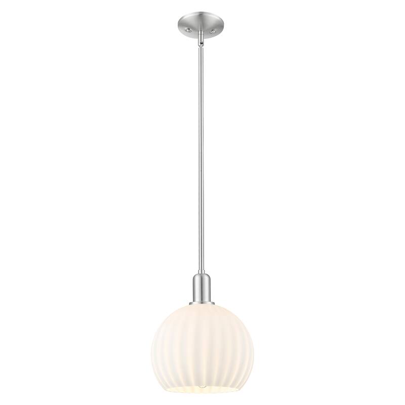 Innovations Lighting Endless Possibilities Arcadia - White Venetian - 1 Light 10" Stem Hung Mini Pendant