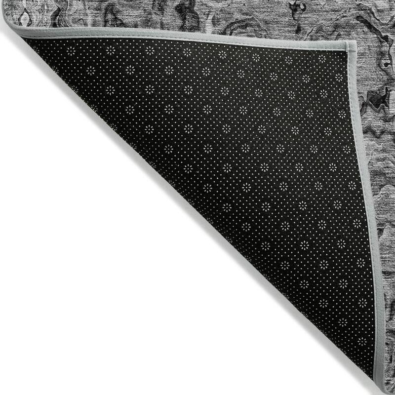 Machine Washable Indoor/ Outdoor Chantille Abstract Modern Rug
