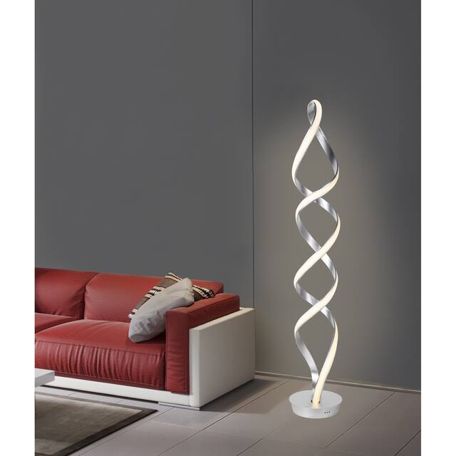 Infinito 78W Unique Modern LED Floor Lamp, Anodize Aluminum - 63.00