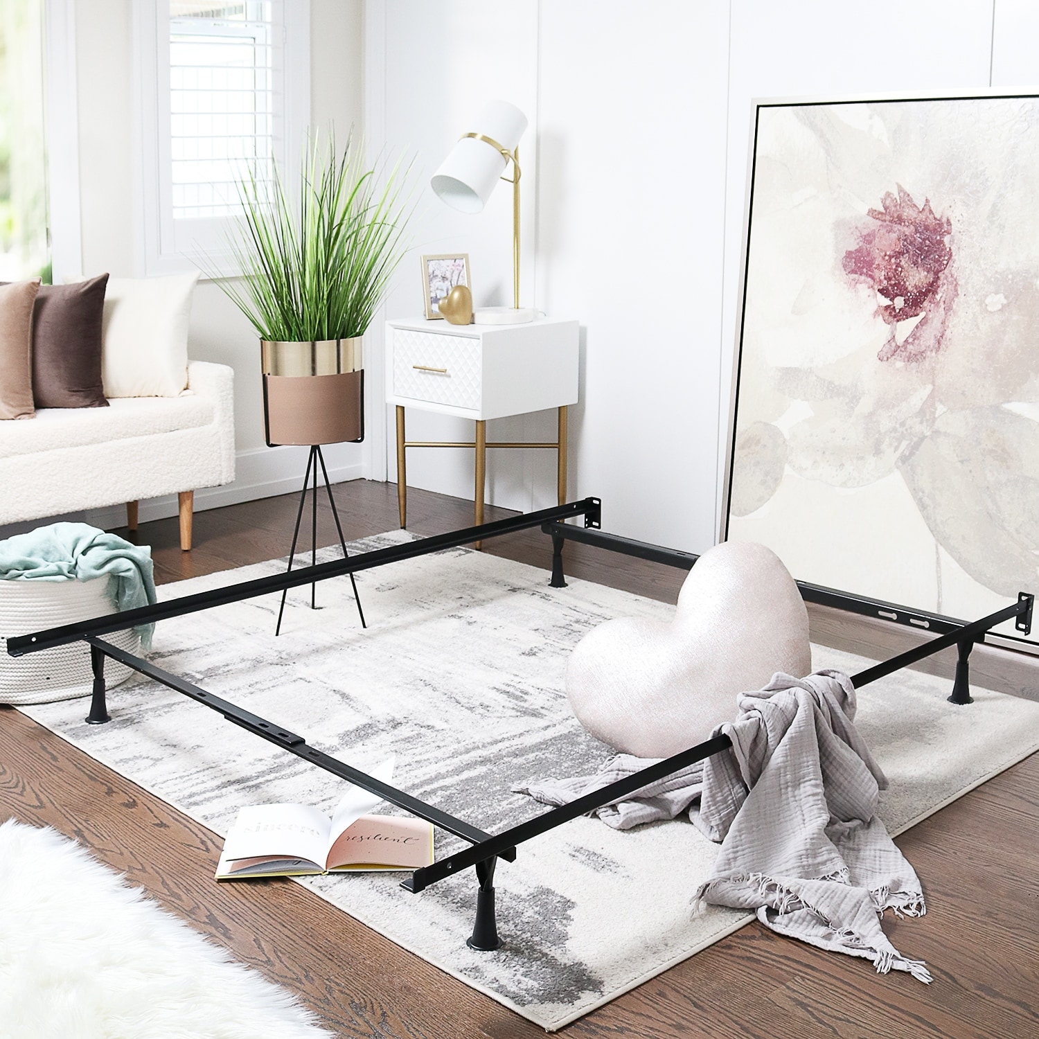 Leg frame best sale for bed