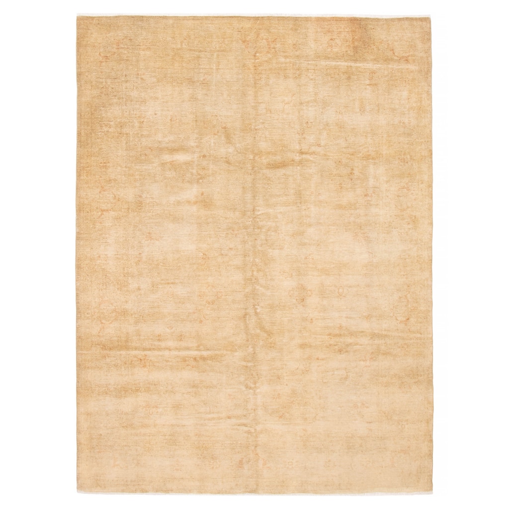 ECARPETGALLERY Hand-knotted Pako Vintage Khaki Wool Rug - 8'10 x 11'6