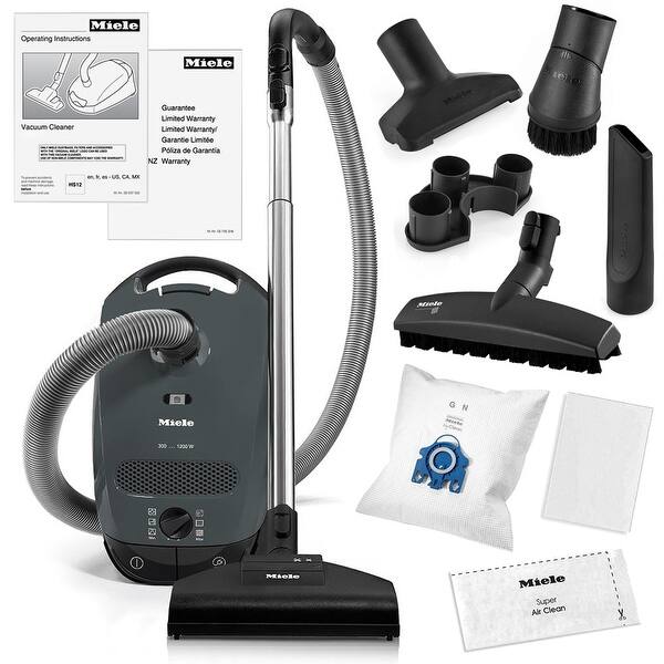 Shop Miele Classic C1 Capri Canister Vacuum Cleaner Stb 205 3 Turbobrush Sbb 3 Parquet Floor Brush More Overstock 13287074