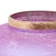 preview thumbnail 8 of 12, Lily River of Goods Pink/Purple and Gold Glass 10.5-Inch Accent Lamp - 7.75" x 7.75" x 10.5"