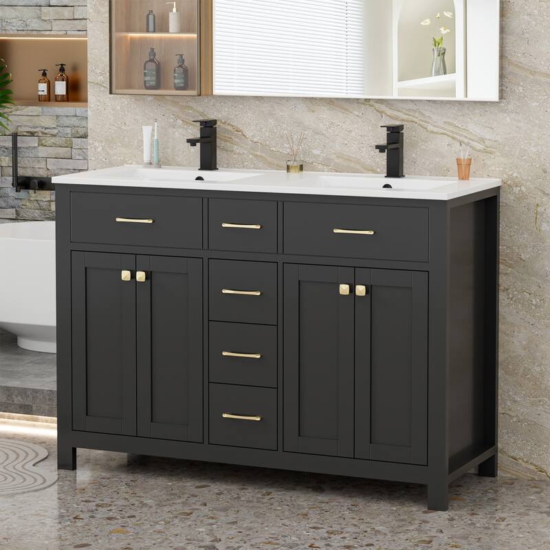 Bathroom Vanity with Sink & Faucet