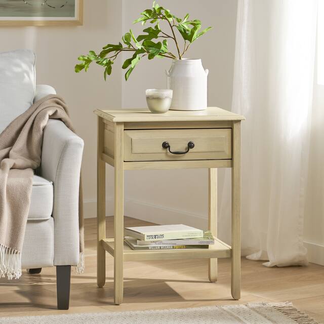 Banks Acacia Wood Accent Table by Christopher Knight Home