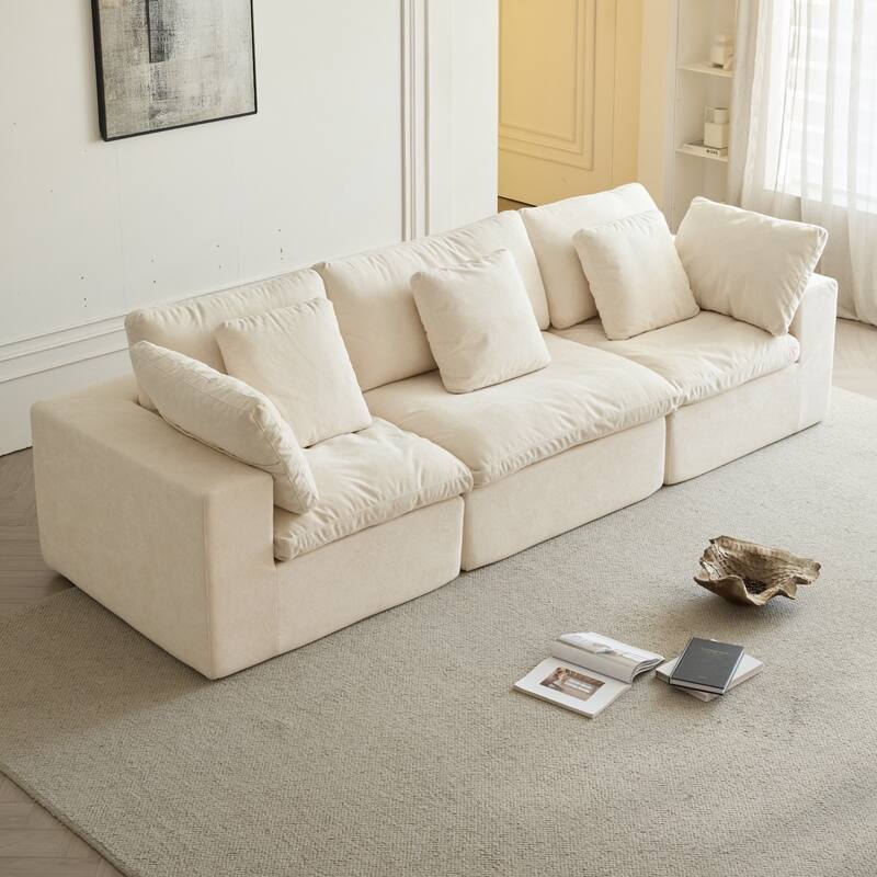 Modular Sectional Sofa, Compressed Sectional Sofa Modern Minimalist Style Final Couch, Sleeper Sofa for Living Room