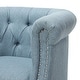preview thumbnail 9 of 19, Beihoffer Petite Tufted Fabric Chair and Ottoman Set by Christopher Knight Home