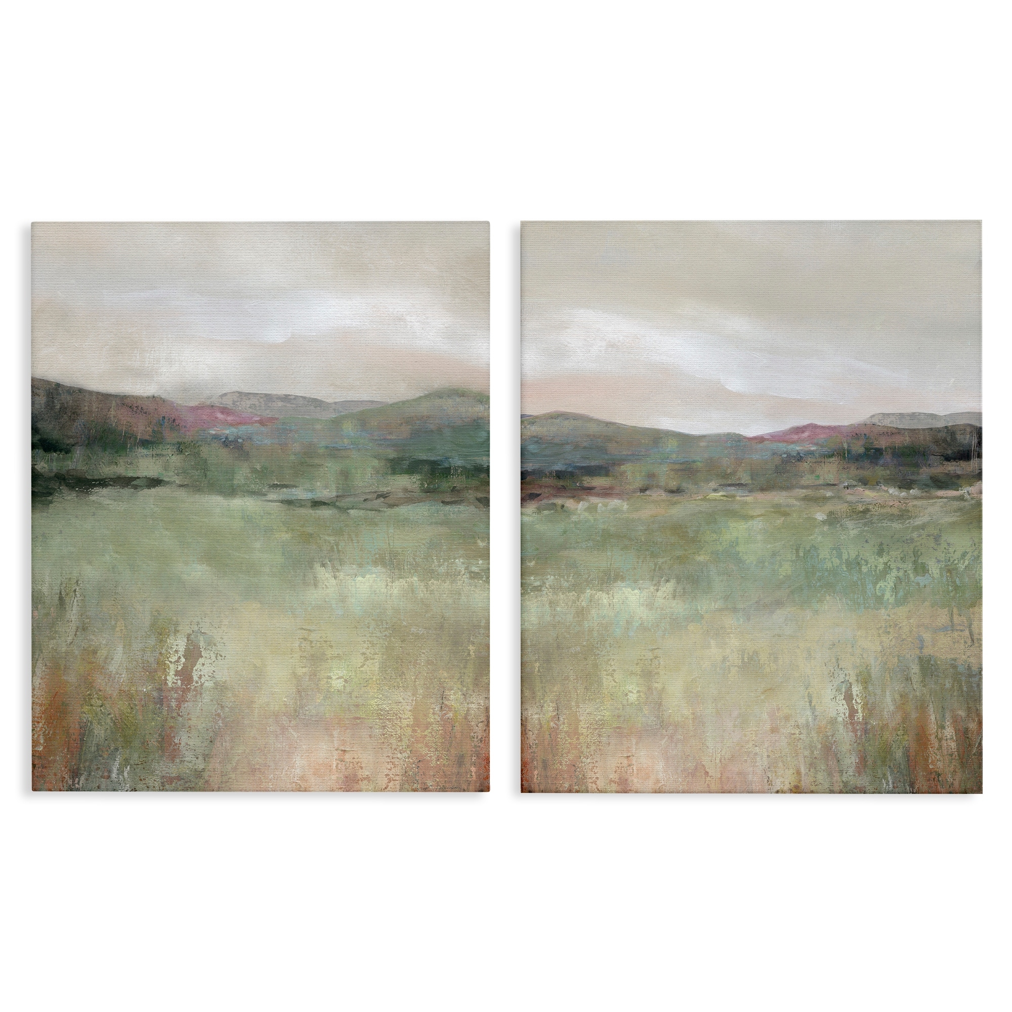 Stupell Muted Glimpse of Spring Canvas Wall Art Design By Carol Robinson (Set of 2)