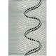 preview thumbnail 20 of 33, SAFAVIEH Handmade Soho Elvyra Waves N.Z. Wool Rug 3'6" x 5'6" - Grey/Ivory - Rectangle