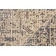 preview thumbnail 6 of 6, Huron Modern Abstract Rug, Charcoal/Natural Tan, Area Rug