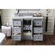 preview thumbnail 5 of 32, James Martin Vanities De Soto 48" Single Vanity, Silver Gray