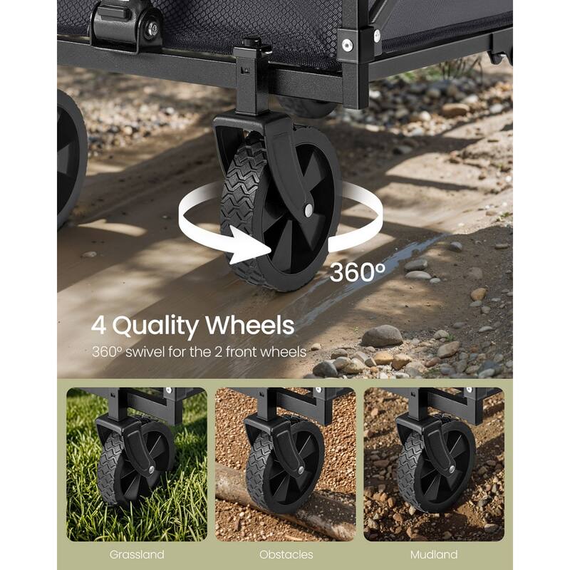 Portable Wagon Collapsible with Wheels