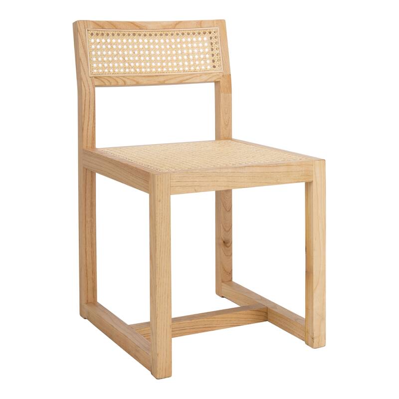 SAFAVIEH Yvonne Cane Dining Chair - 22.2" x 17.5" x 30.7" - 22Wx18Dx31H