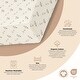 preview thumbnail 3 of 13, Crane Baby Organic Cotton Fitted Crib Sheet Bunny