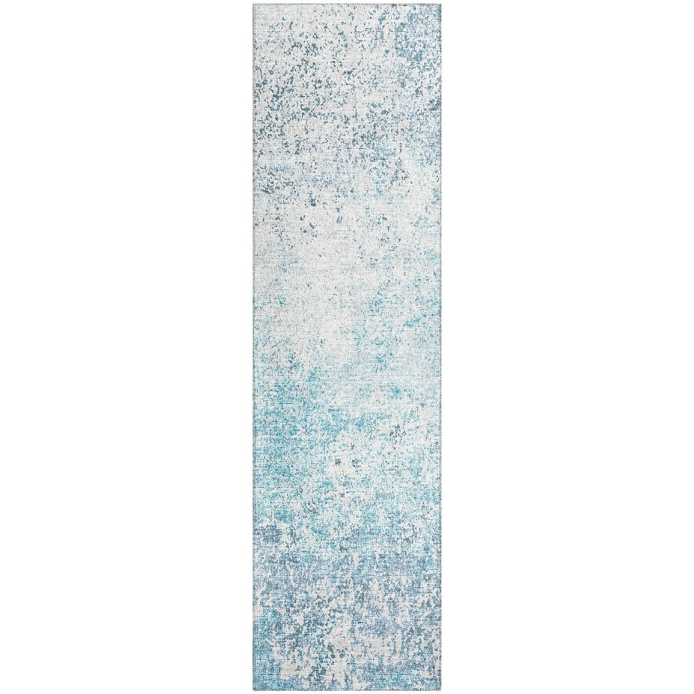 Indoor/Outdoor Rylee Modern Abstract Washable Rug New
