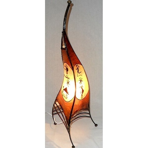 Sahara Leather Wrought Iron Moroccan Henna Floor Lamp Morocco 46 Bed Bath Beyond 33583244